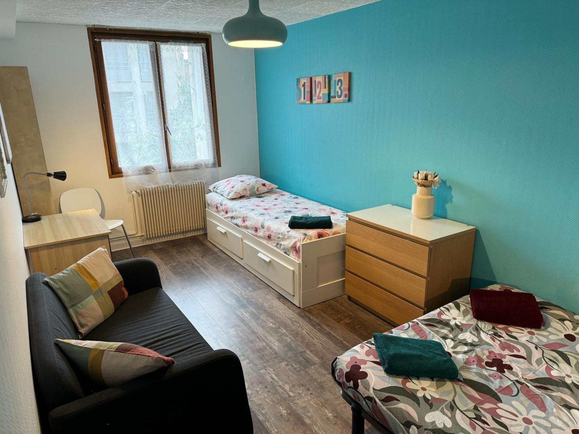 09 Chic & Cosy Grand Appart 4 Pieces 75M2 Hypercentre Wifi Smart Tv Netflix Saint-Etienne  Exteriör bild